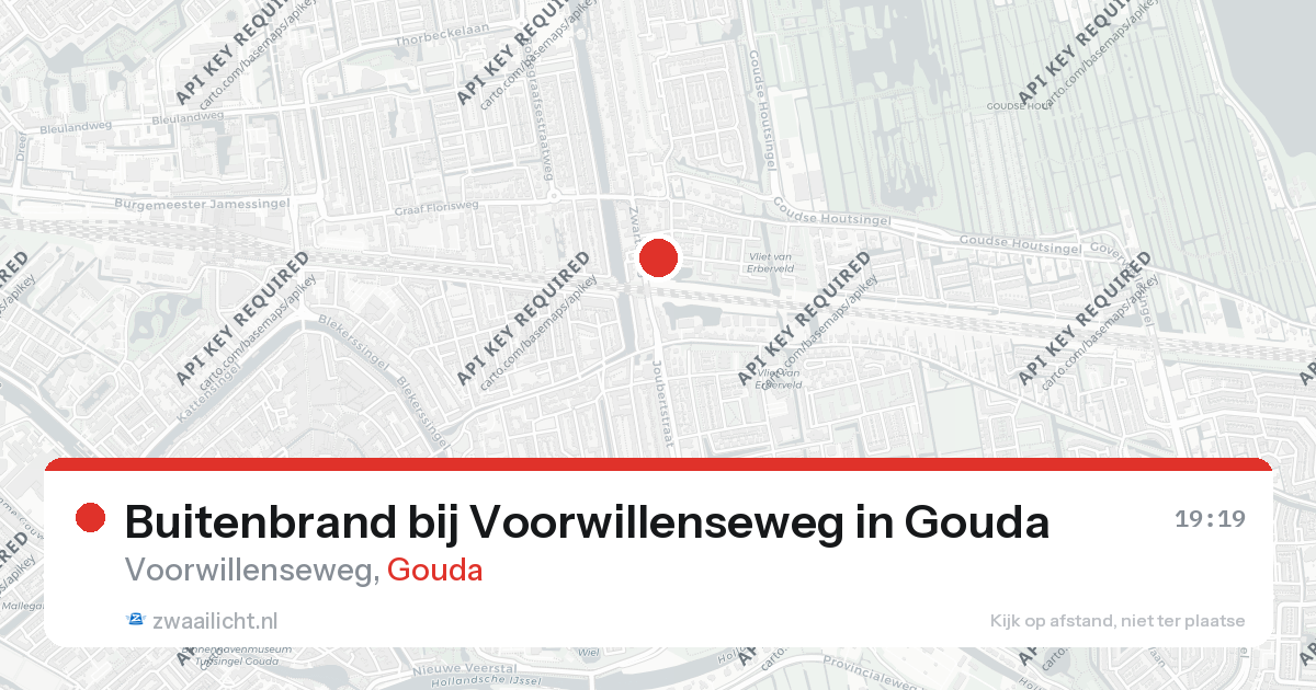 Buitenbrand bij Voorwillenseweg in Gouda — 10 mei 2026