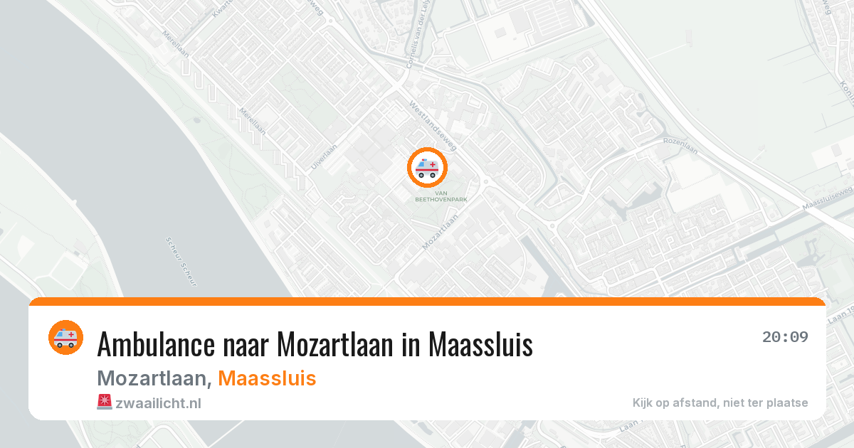 Ambulance naar Mozartlaan in Maassluis — 18 feb 2026