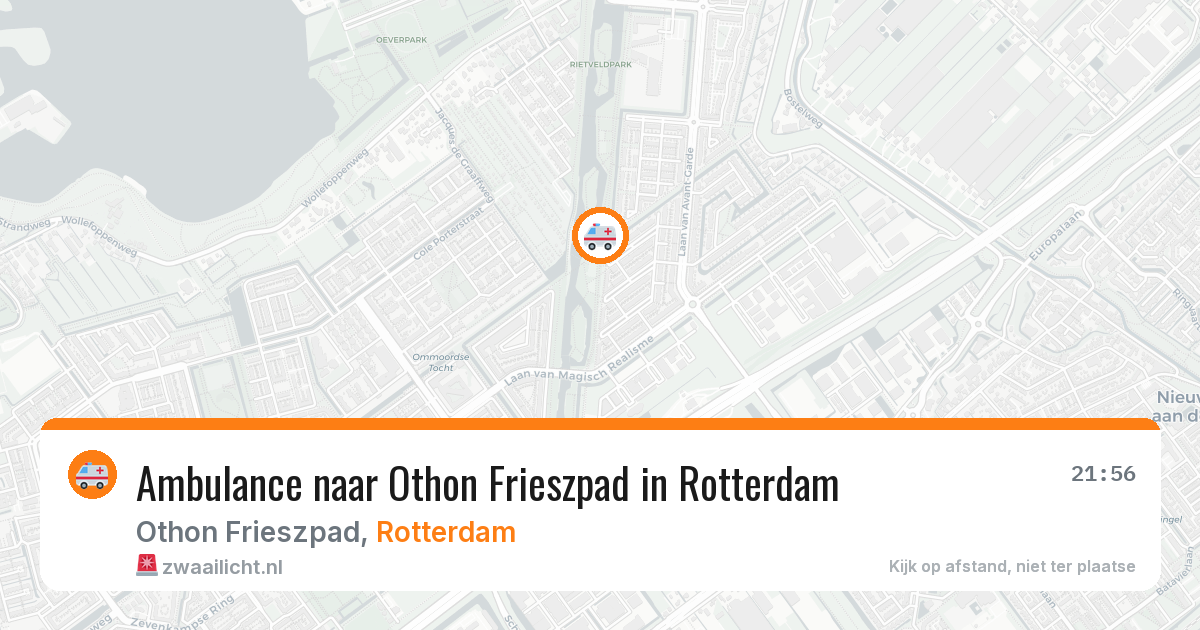 Ambulance naar Othon Frieszpad in Rotterdam — 3 mei 2026