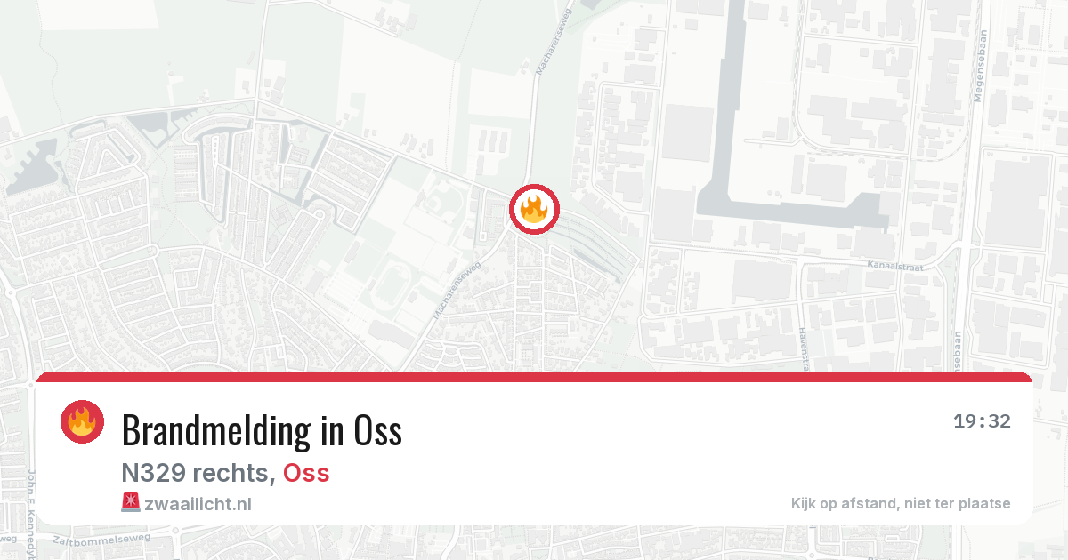 Brandmelding in Oss — 14 apr 2026