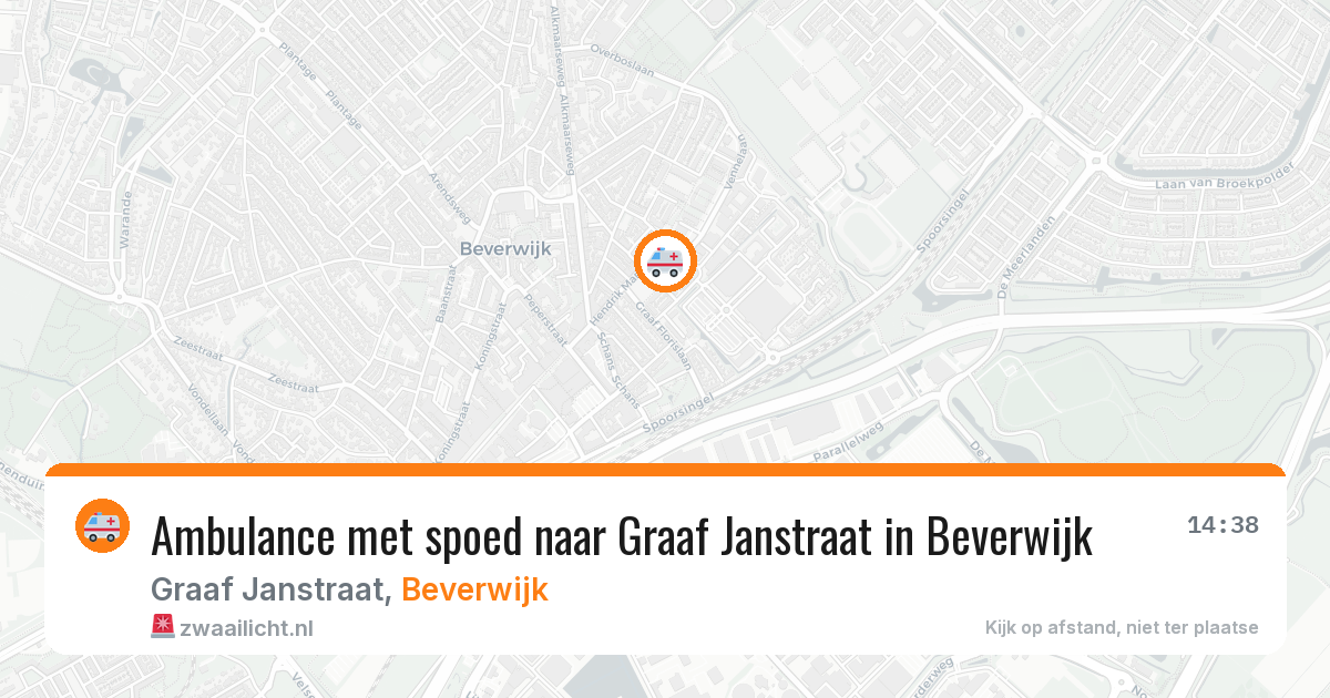 Ambulance met spoed naar Graaf Janstraat in Beverwijk — 20 jun 2026