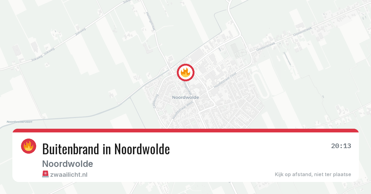 Buitenbrand in Noordwolde — 10 mei 2026