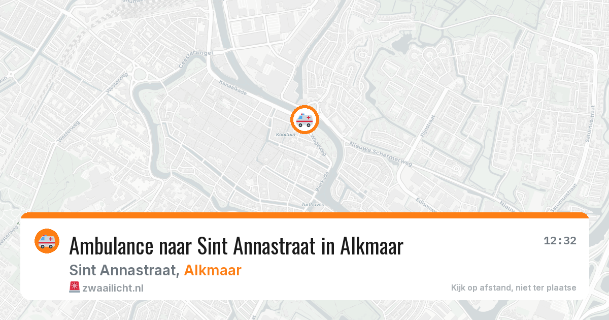 Ambulance naar Sint Annastraat in Alkmaar — 3 mrt 2026