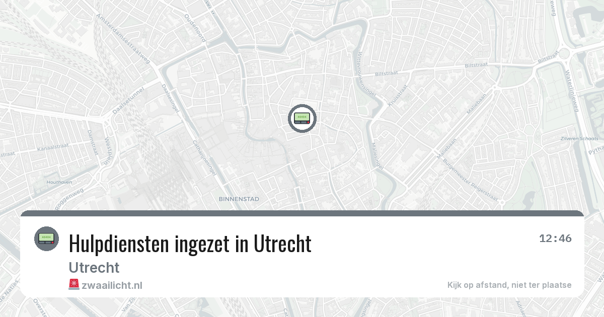 Hulpdiensten ingezet in Utrecht — 6 feb 2026 | 🚨 Zwaailicht.nl