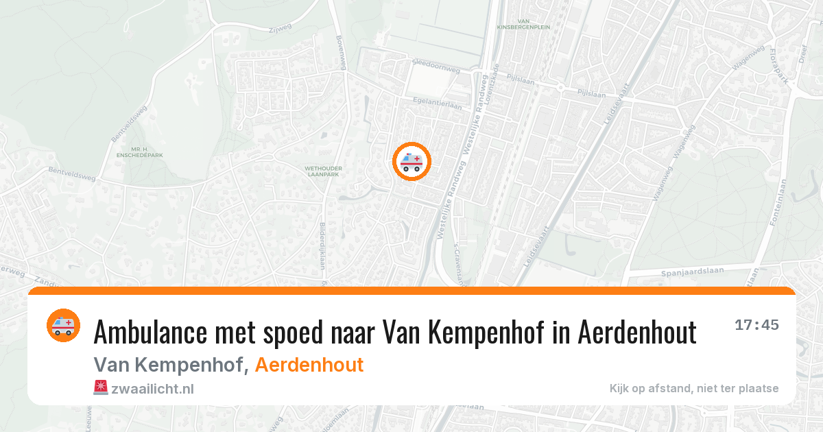 Ambulance met spoed naar Van Kempenhof in Aerdenhout — 11 feb 2026