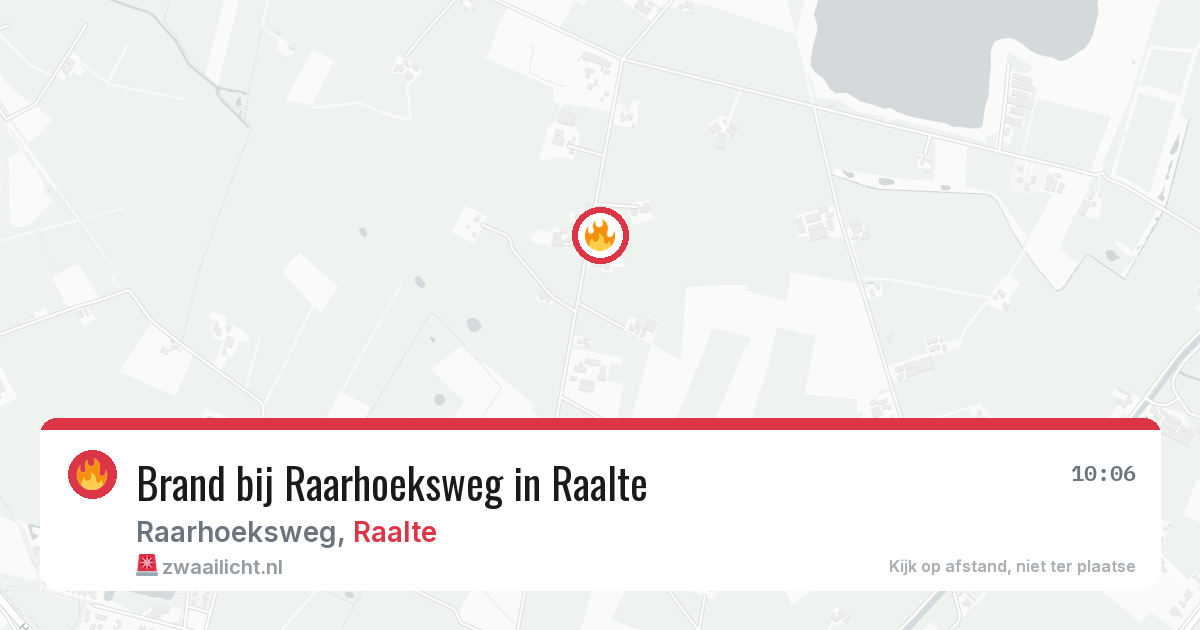 Brand bij Raarhoeksweg in Raalte — 30 mrt 2026