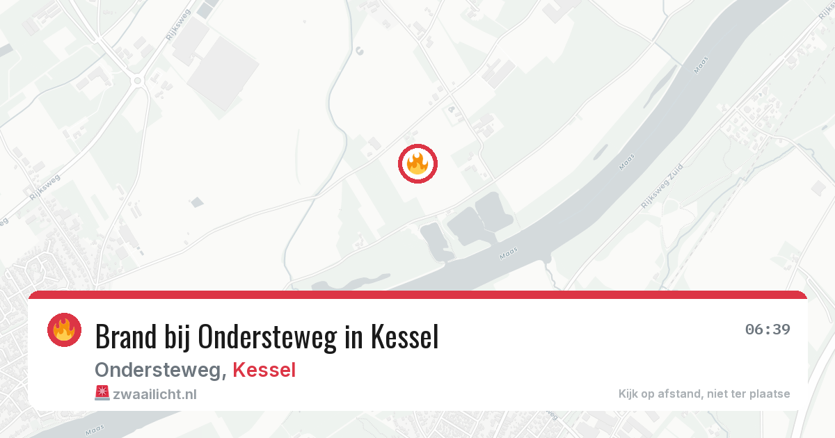 Brand bij Ondersteweg in Kessel — 26 jul 2026