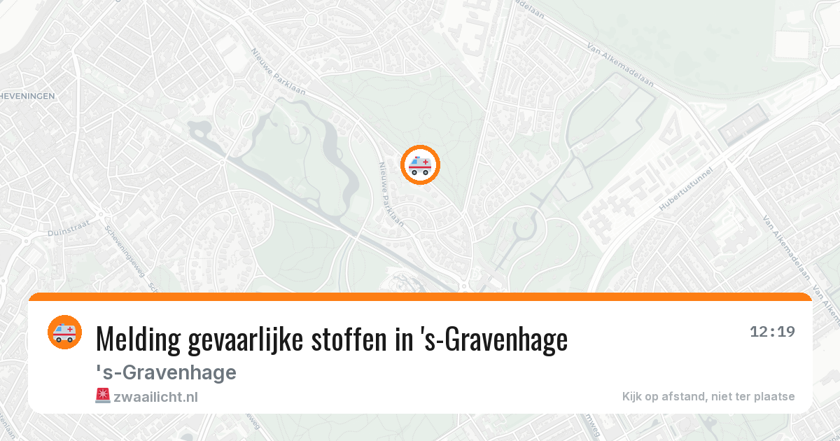 Melding gevaarlijke stoffen in 's-Gravenhage — 11 feb 2026