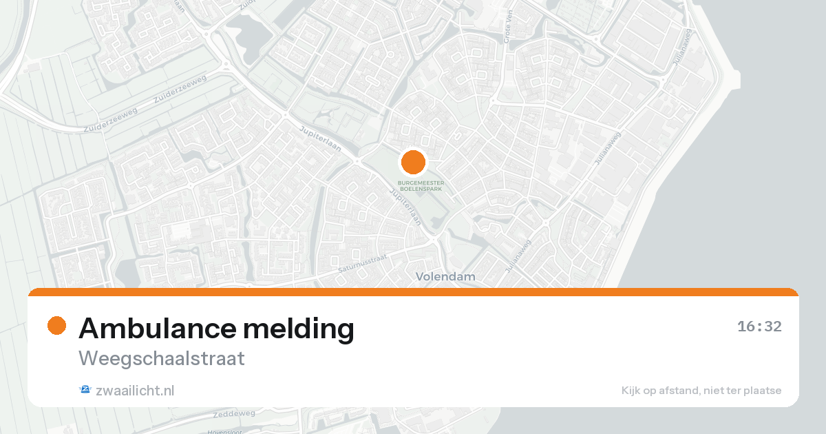 Ambulance melding — 31 jan 2026