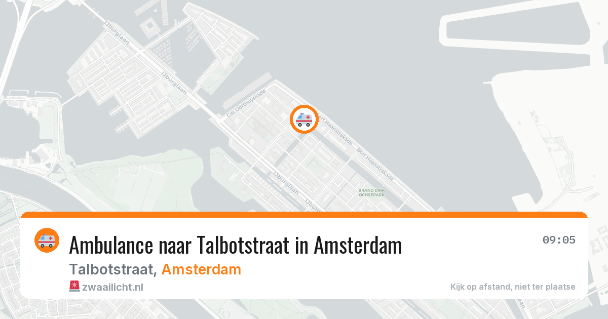 Ambulance naar Talbotstraat in Amsterdam — 4 jun 2026