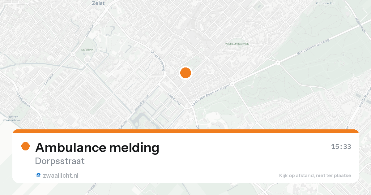 Ambulance melding — 7 feb 2026