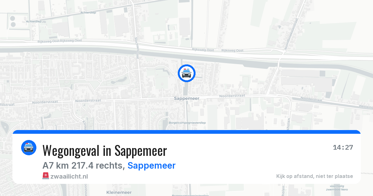 Wegongeval in Sappemeer — 24 jan 2026