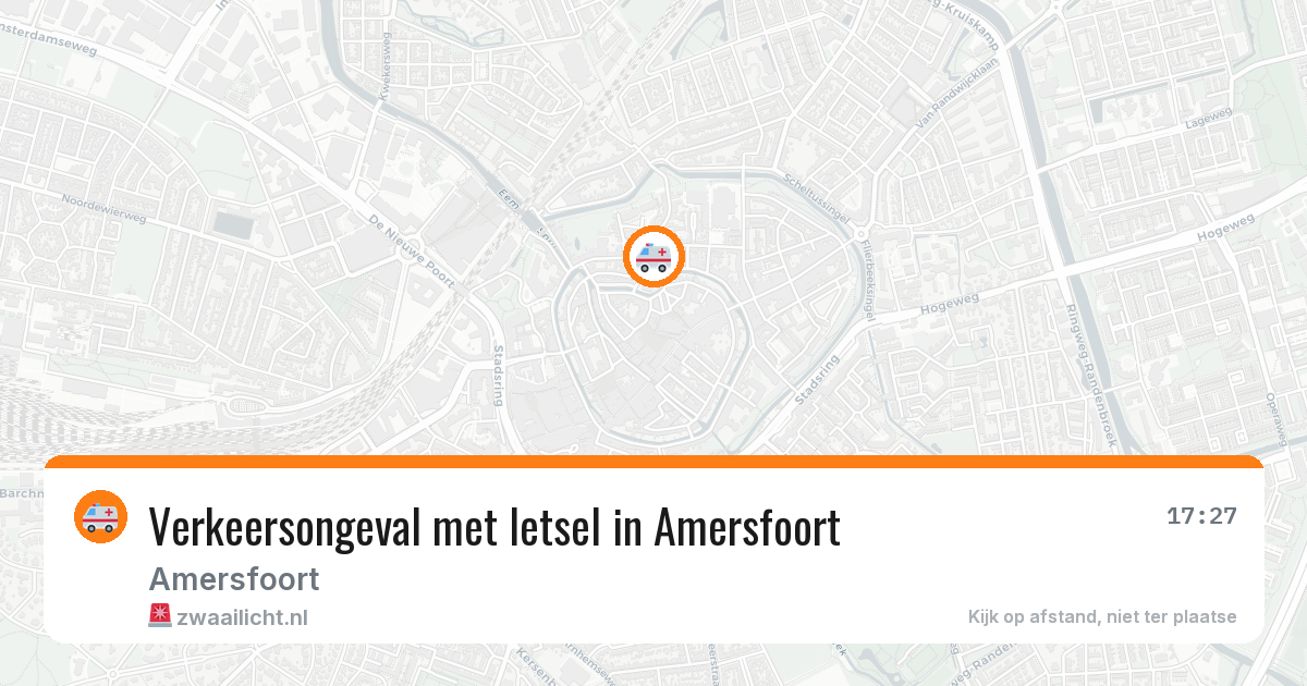 Verkeersongeval met letsel in Amersfoort — 1 jun 2026