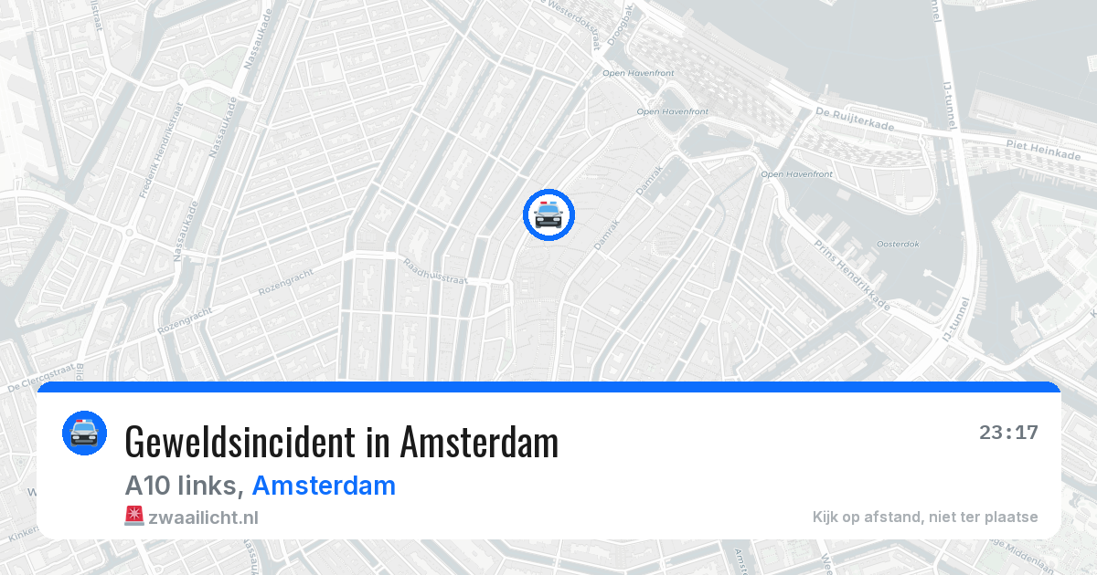 Geweldsincident in Amsterdam — 23 jun 2026