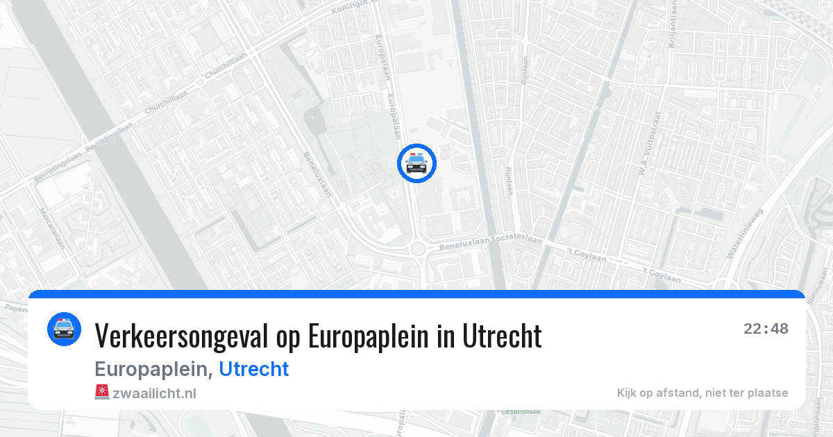 Verkeersongeval op Europaplein in Utrecht — 30 mei 2026