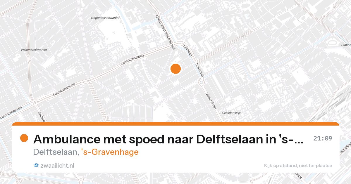 Ambulance met spoed naar Delftselaan in 's-Gravenhage — 26 aug 2026