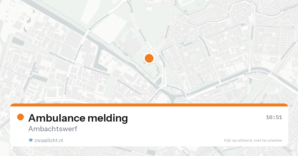 Ambulance melding — 31 jan 2026