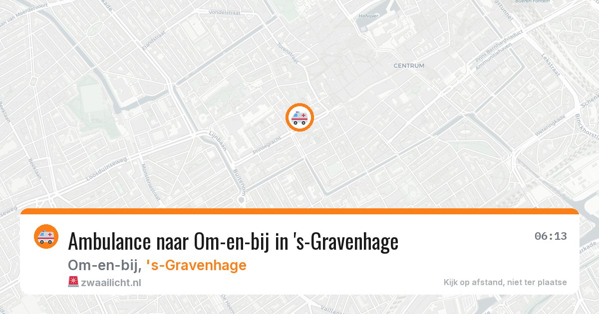 Ambulance naar Om-en-bij in 's-Gravenhage — 27 mrt 2026