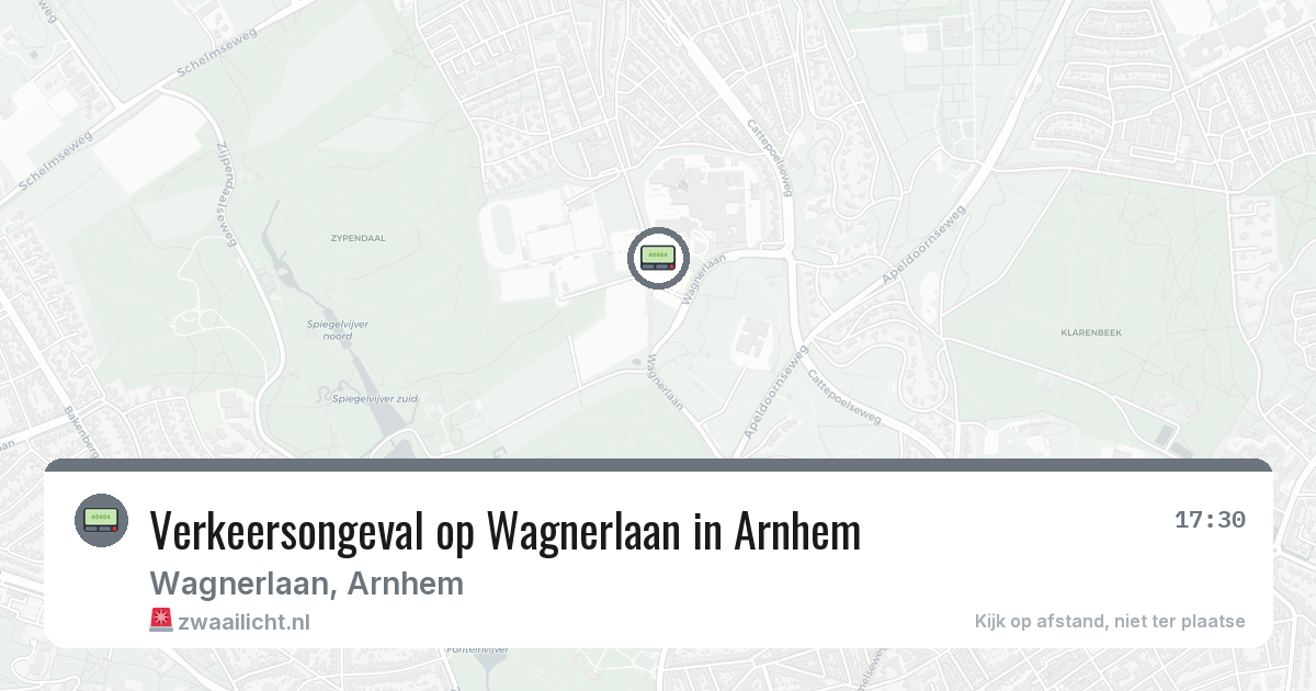 Verkeersongeval op Wagnerlaan in Arnhem — 25 feb 2026