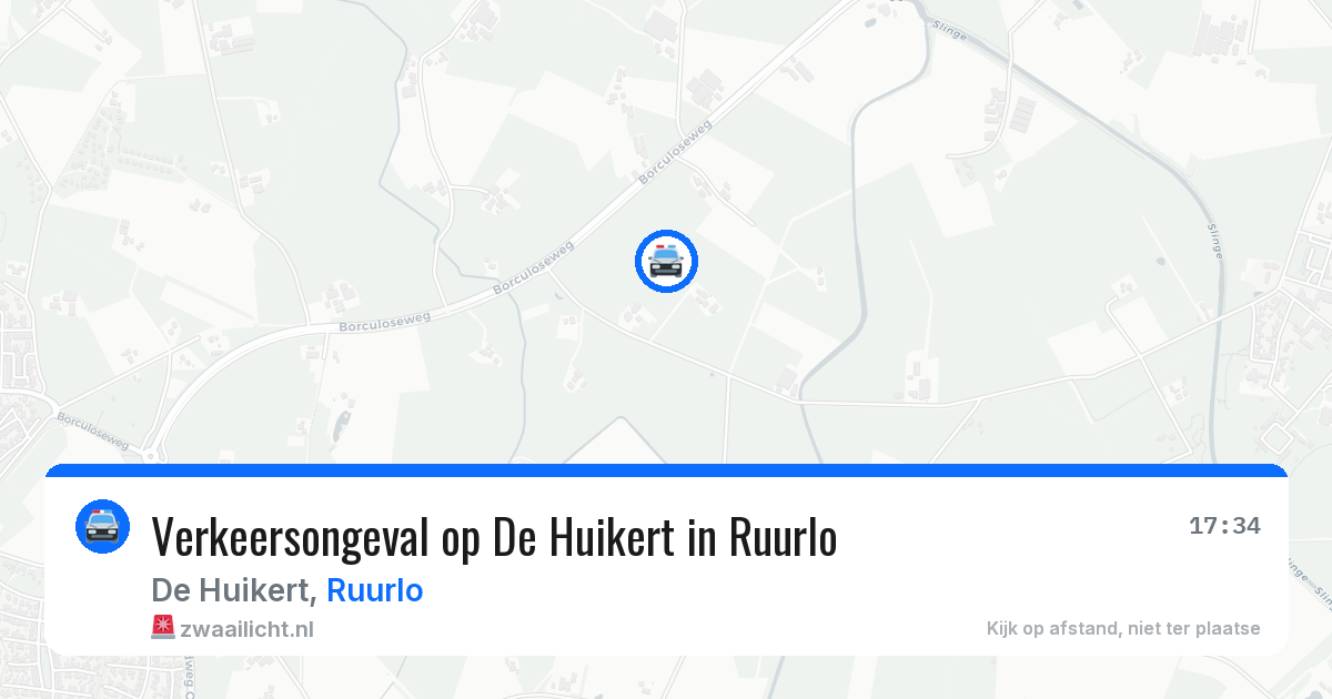 Verkeersongeval op De Huikert in Ruurlo — 8 jun 2026