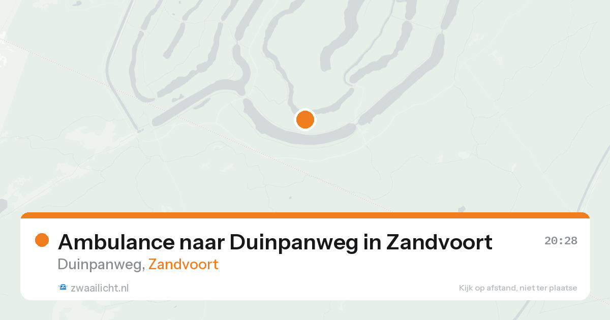 Ambulance naar Duinpanweg in Zandvoort — 30 jan 2026
