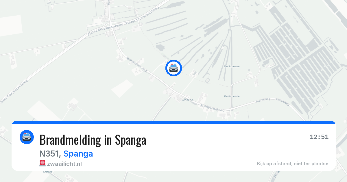 Brandmelding in Spanga — 30 jul 2026