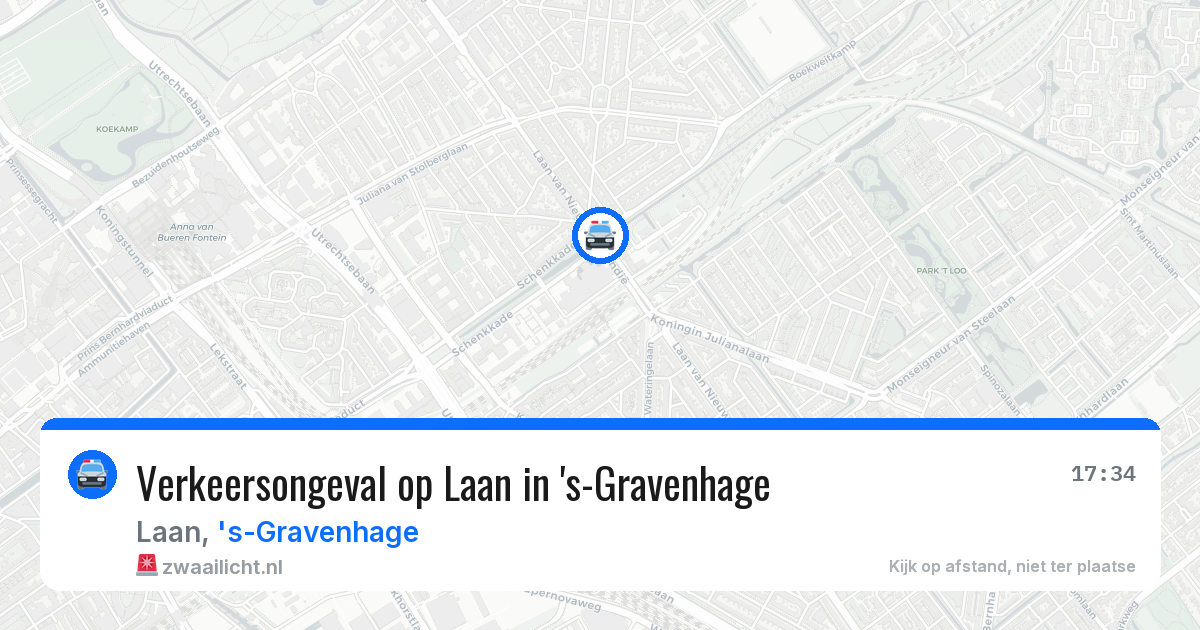 Verkeersongeval op Laan in 's-Gravenhage — 13 mei 2026