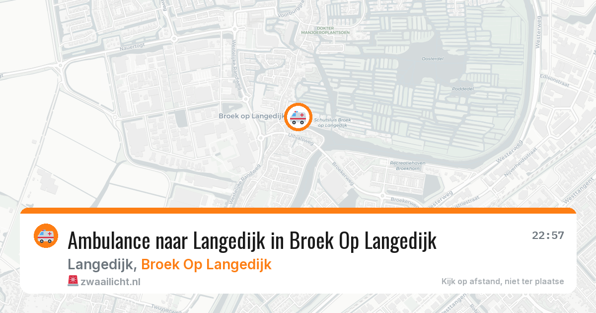 Ambulance naar Langedijk in Broek Op Langedijk — 28 jan 2026