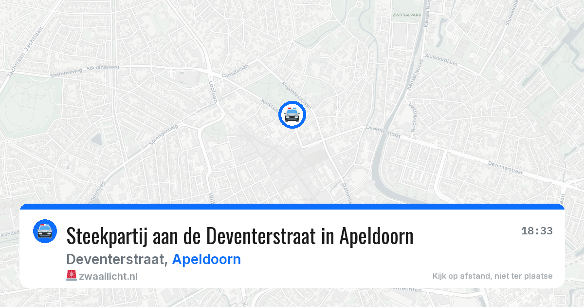 Steekpartij aan de Deventerstraat in Apeldoorn — 1 jun 2026