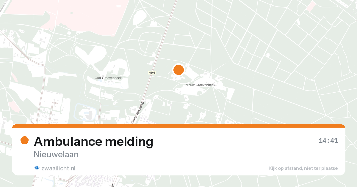 Ambulance melding — 29 jul 2026