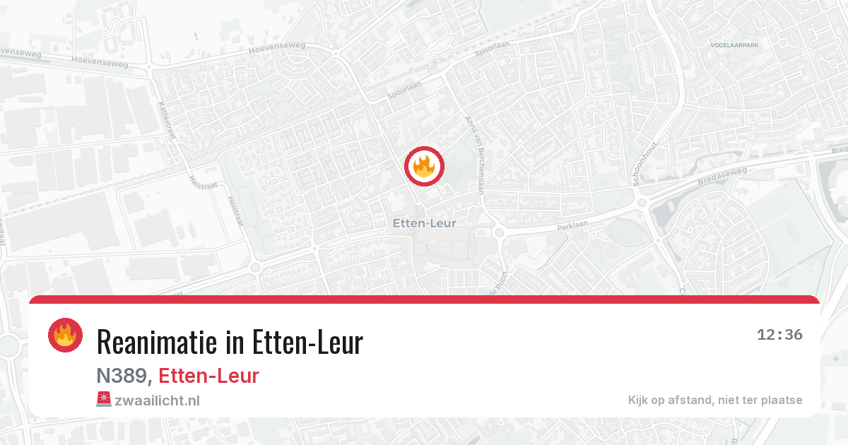 Reanimatie in Etten-Leur — 5 mei 2026