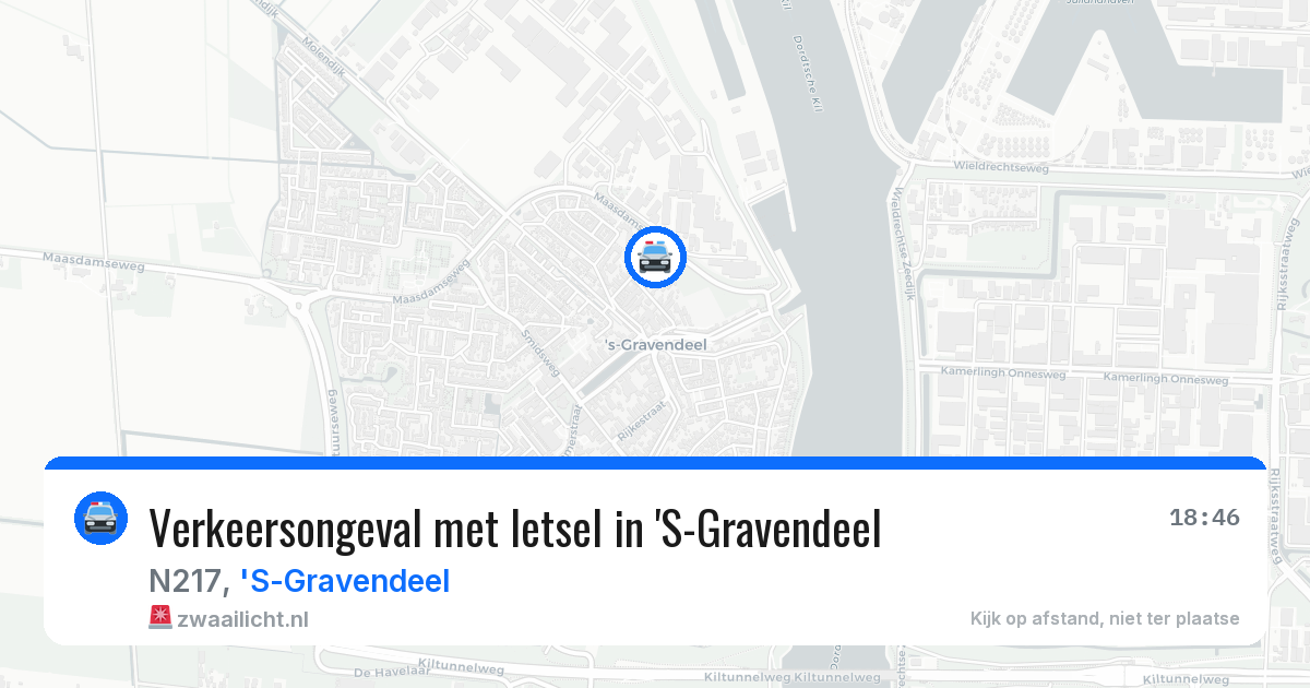 Verkeersongeval met letsel in 'S-Gravendeel — 15 mei 2026