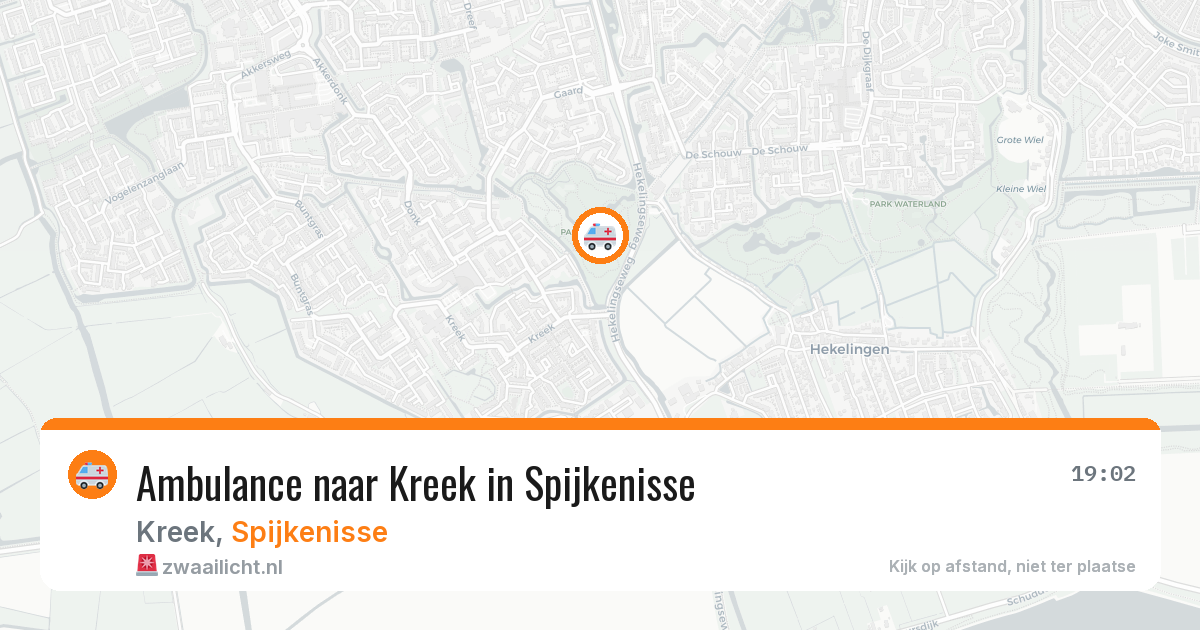 Ambulance naar Kreek in Spijkenisse — 22 jun 2026