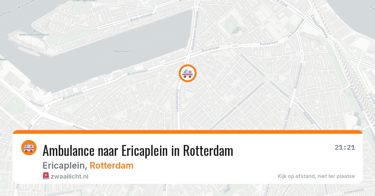 Ambulance naar Ericaplein in Rotterdam — 28 mei 2026