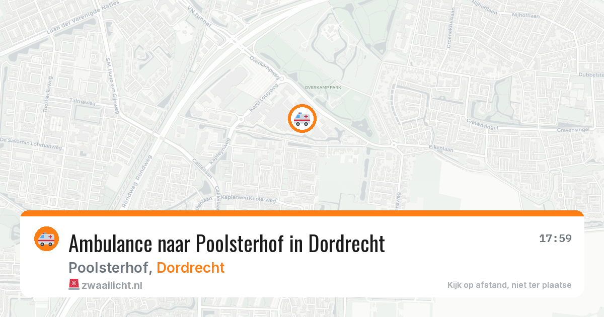 Ambulance naar Poolsterhof in Dordrecht — 26 mei 2026