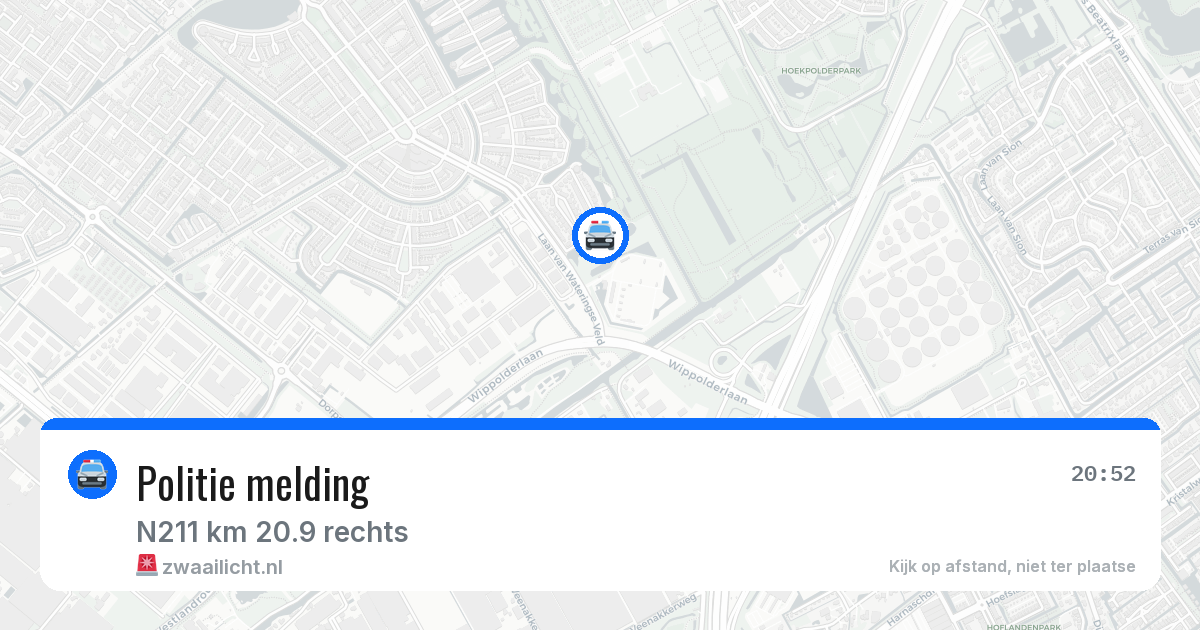 Politie melding — 21 mei 2026