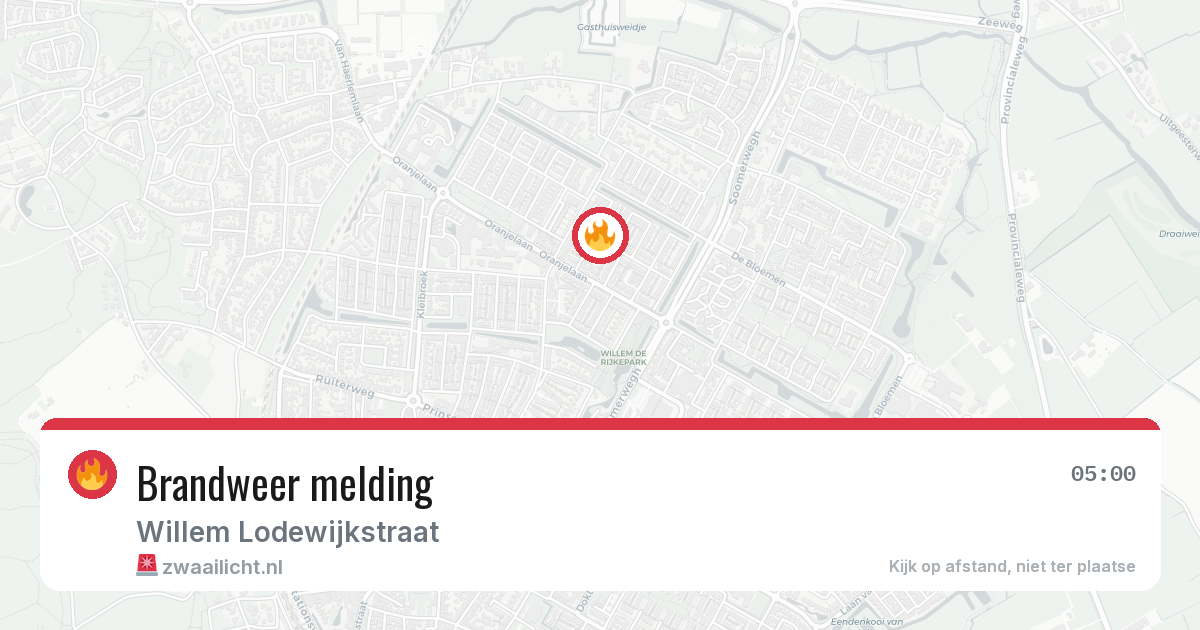 Brandweer melding — 20 jun 2026