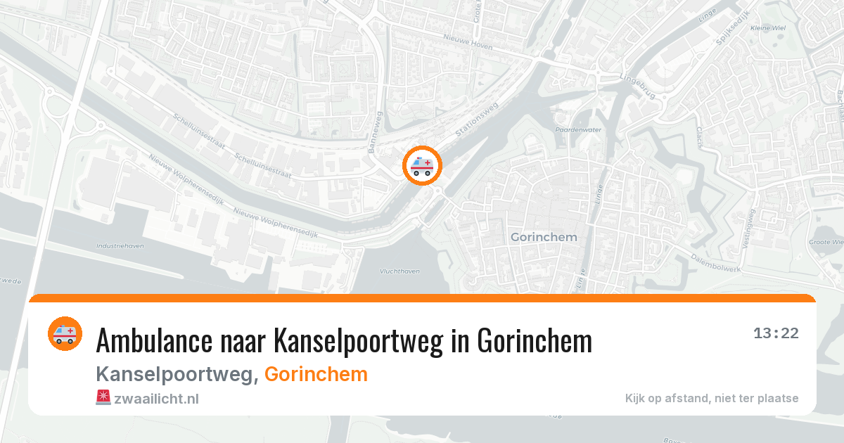Ambulance naar Kanselpoortweg in Gorinchem — 31 mei 2026