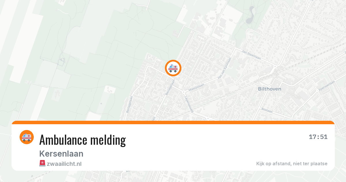 Ambulance melding — 29 jan 2026