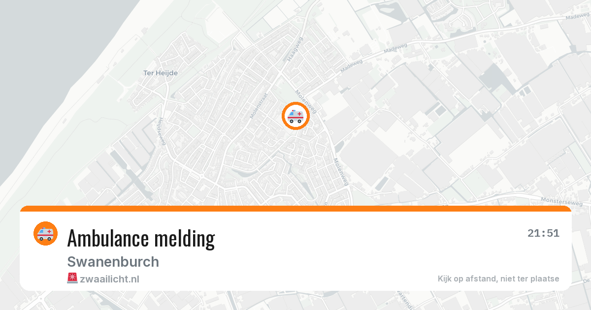 Ambulance melding — 18 apr 2026