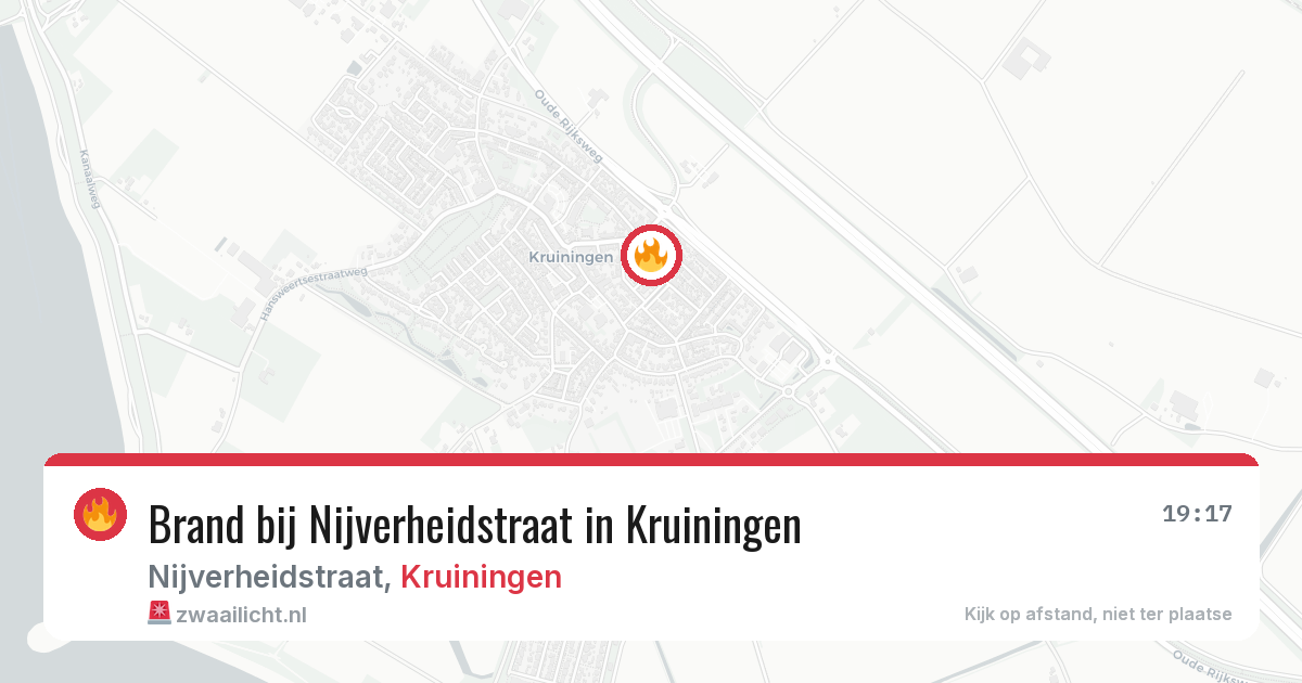 Brand bij Nijverheidstraat in Kruiningen — 1 mei 2026