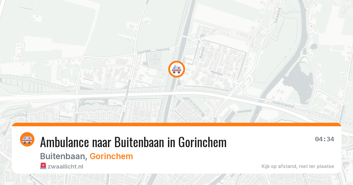 Ambulance naar Buitenbaan in Gorinchem — 19 feb 2026