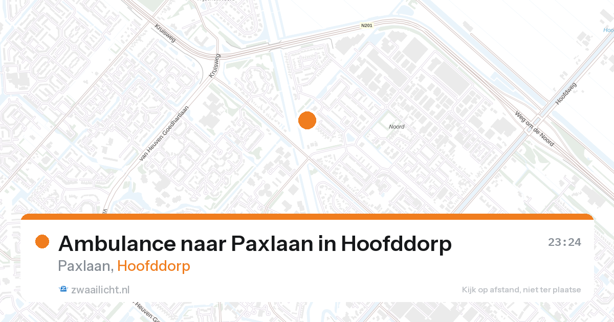 Ambulance naar Paxlaan in Hoofddorp — 10 jun 2026