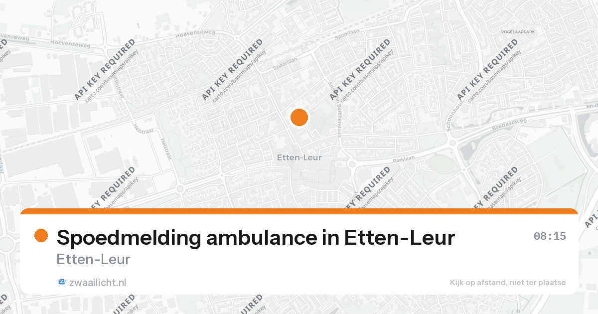 Spoedmelding ambulance in Etten-Leur — 7 feb 2026