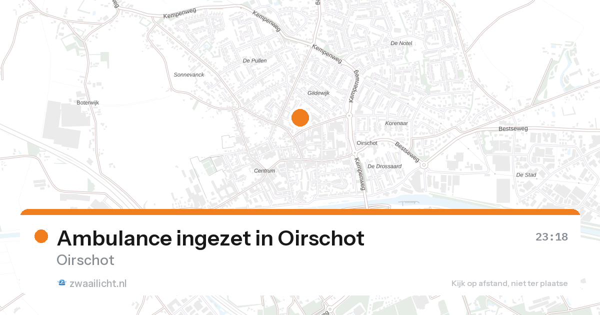 Ambulance ingezet in Oirschot — 31 jan 2026