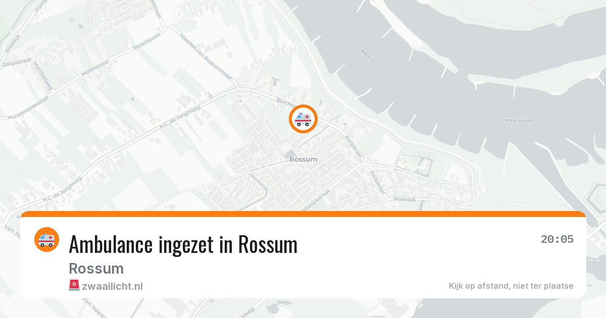 Ambulance ingezet in Rossum — 26 mrt 2026