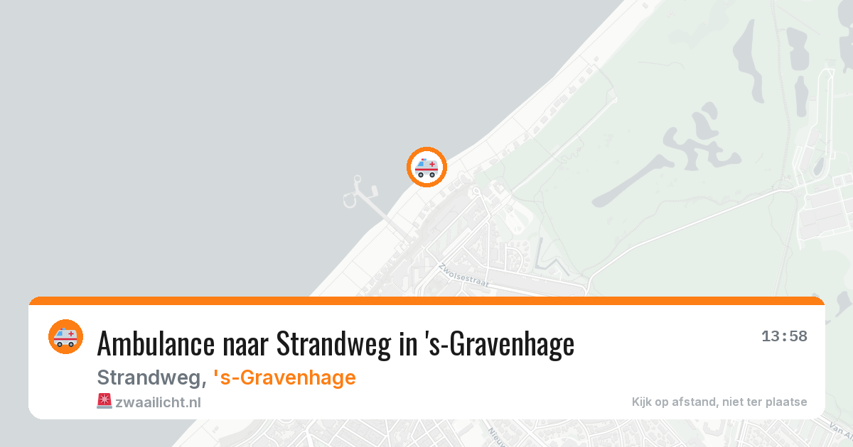 Ambulance naar Strandweg in 's-Gravenhage — 20 mei 2026