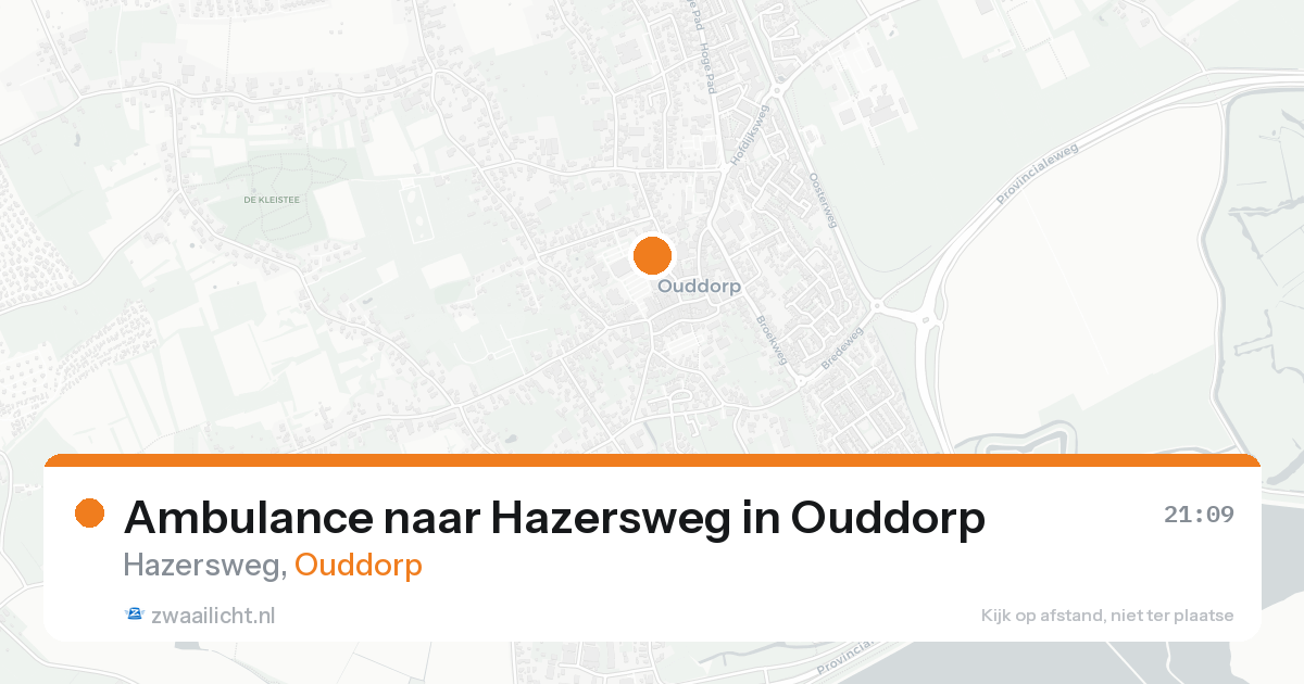 Ambulance naar Hazersweg in Ouddorp — 11 jul 2026