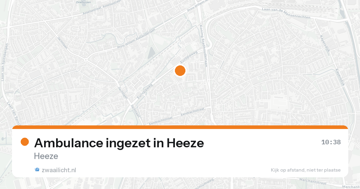 Ambulance ingezet in Heeze — 31 jan 2026