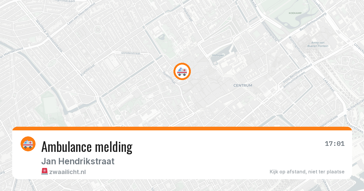 Ambulance melding — 9 jun 2026